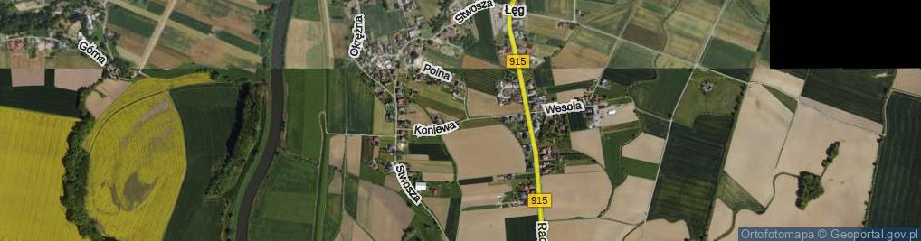 Zdjęcie satelitarne Koniewa ul.
