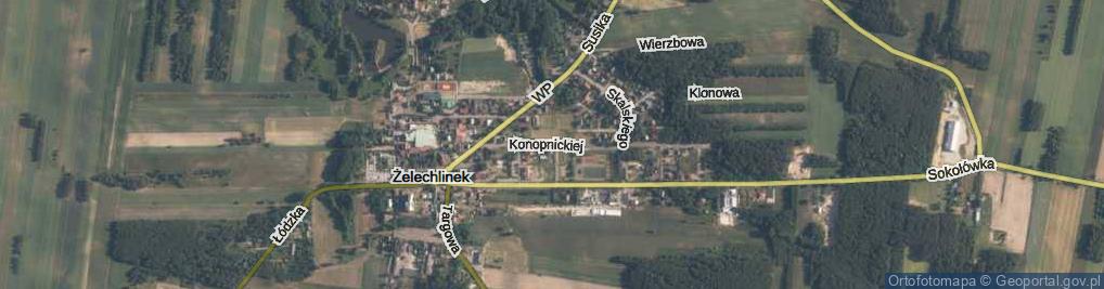 Zdjęcie satelitarne Konopnickiej Marii ul.