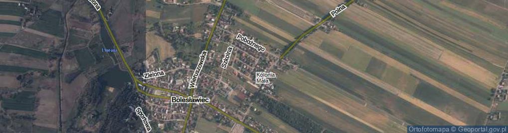 Zdjęcie satelitarne Króla Kazimierza Wielkiego ul.