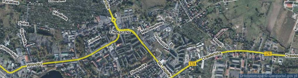 Zdjęcie satelitarne Krótka ul.