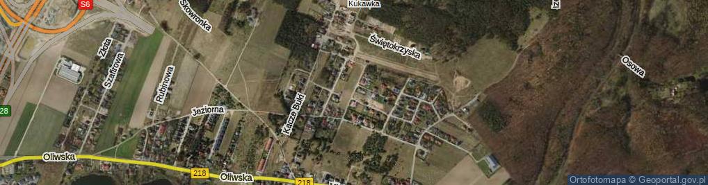 Zdjęcie satelitarne Krajeńska ul.