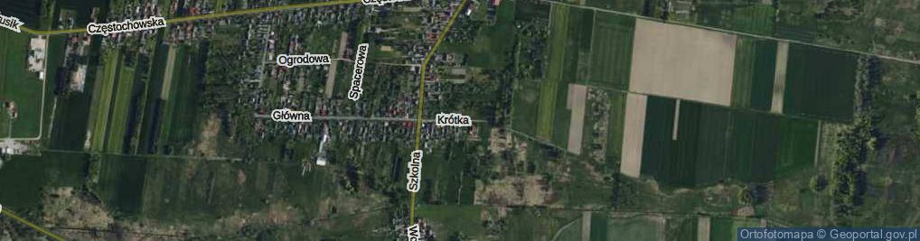 Zdjęcie satelitarne Krótka ul.