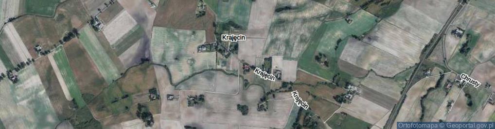 Zdjęcie satelitarne Krajęcin ul.