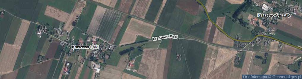 Zdjęcie satelitarne Kraszewo-Falki ul.
