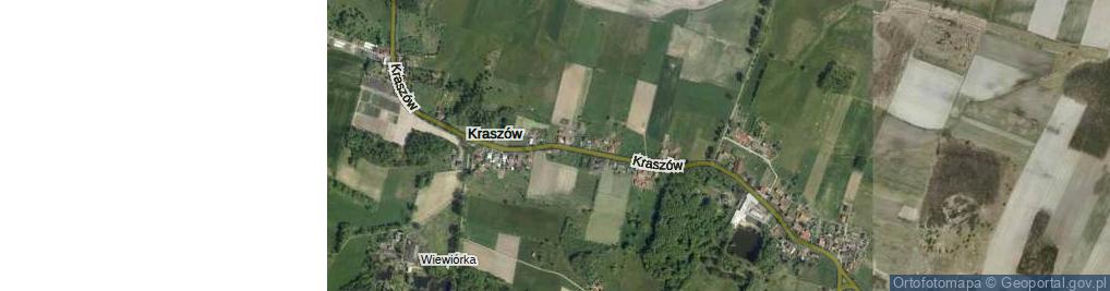 Zdjęcie satelitarne Kraszów ul.