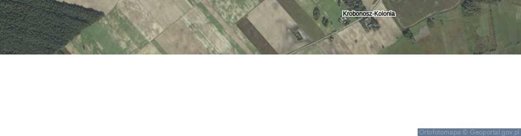 Zdjęcie satelitarne Krobonosz-Kolonia ul.