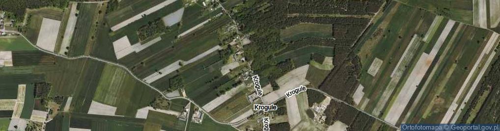 Zdjęcie satelitarne Krogule ul.