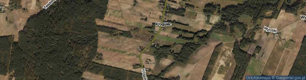 Zdjęcie satelitarne Krogulec ul.