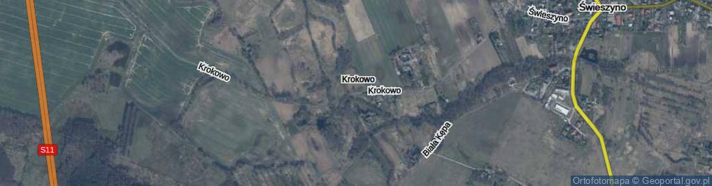 Zdjęcie satelitarne Krokowo ul.
