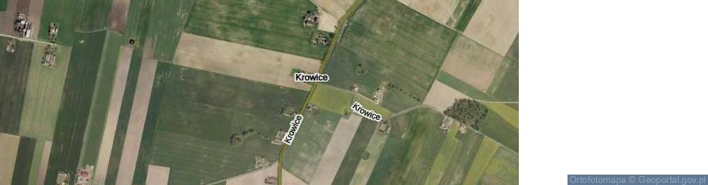 Zdjęcie satelitarne Krowice ul.