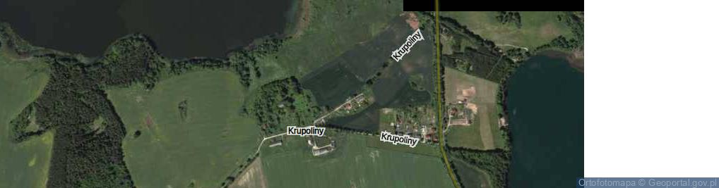 Zdjęcie satelitarne Krupoliny ul.