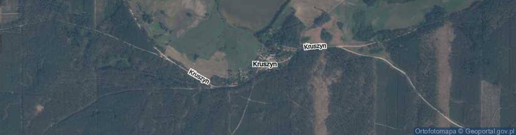 Zdjęcie satelitarne Kruszyn ul.
