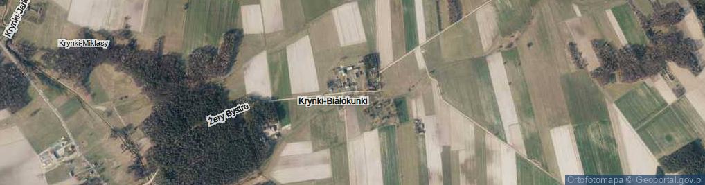 Zdjęcie satelitarne Krynki-Białokunki ul.