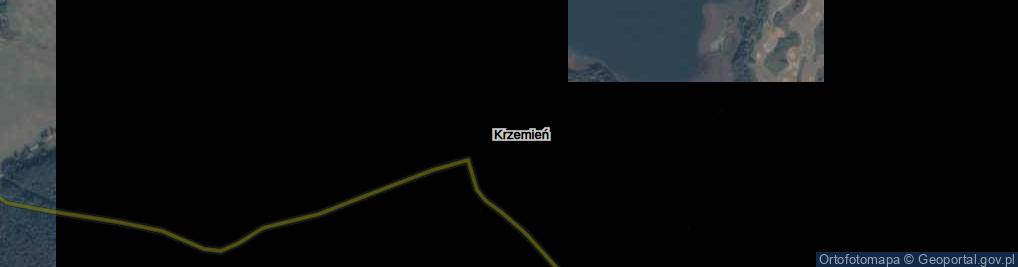 Zdjęcie satelitarne Krzemień ul.