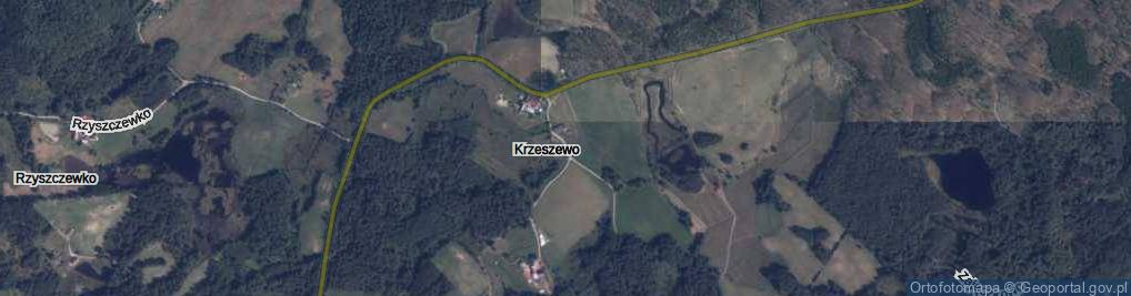 Zdjęcie satelitarne Krzeszewo ul.