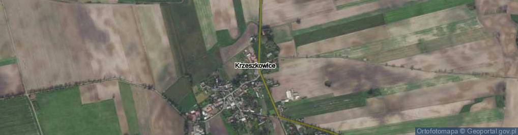Zdjęcie satelitarne Krzeszkowice ul.