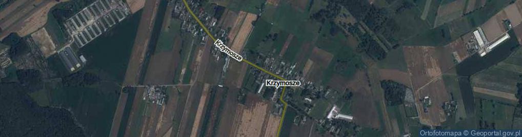 Zdjęcie satelitarne Krzymosze ul.