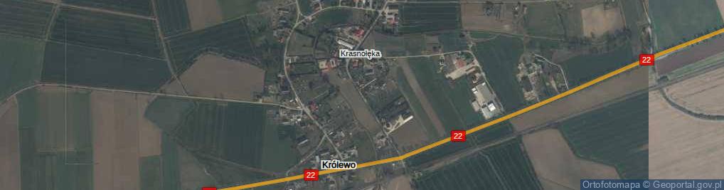 Zdjęcie satelitarne Krasnołęka ul.
