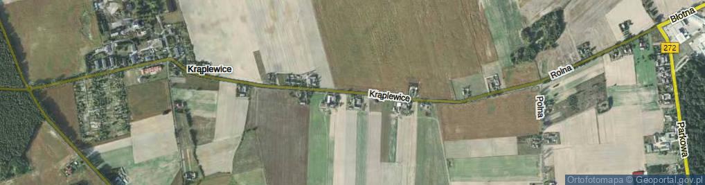 Zdjęcie satelitarne Krąplewice ul.