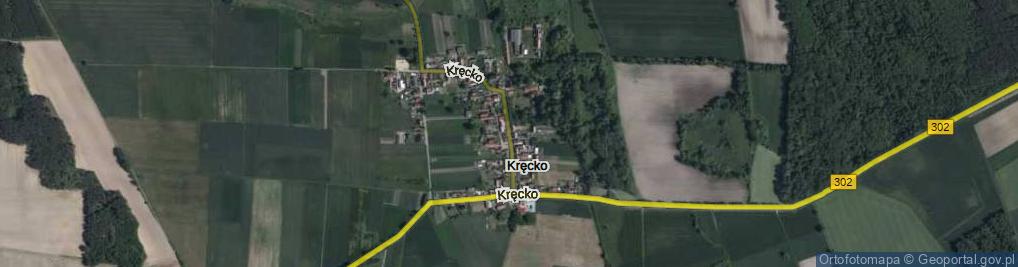 Zdjęcie satelitarne Kręcko ul.