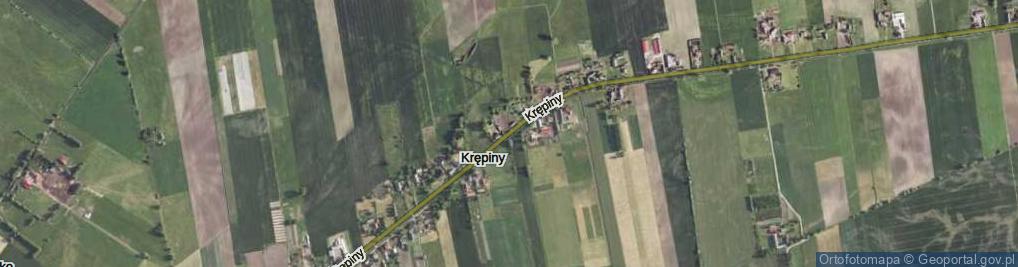 Zdjęcie satelitarne Krępiny ul.
