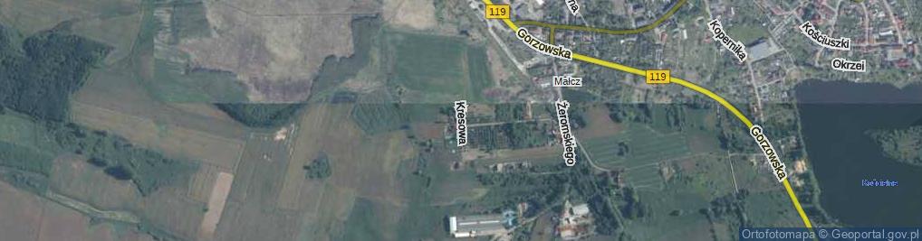 Zdjęcie satelitarne Kresowa ul.