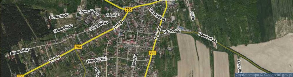 Zdjęcie satelitarne Króla Jana III Sobieskiego ul.