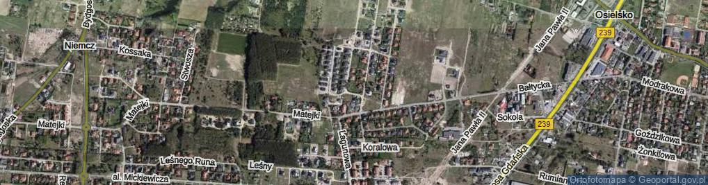Zdjęcie satelitarne Krabowa ul.