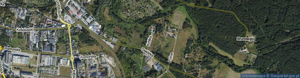 Zdjęcie satelitarne Krótka ul.