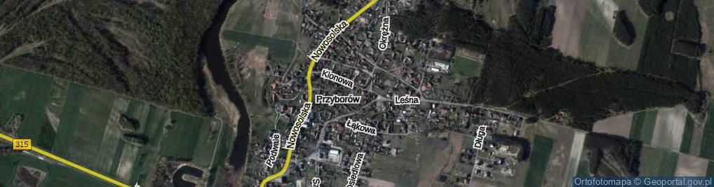 Zdjęcie satelitarne Krótka ul.