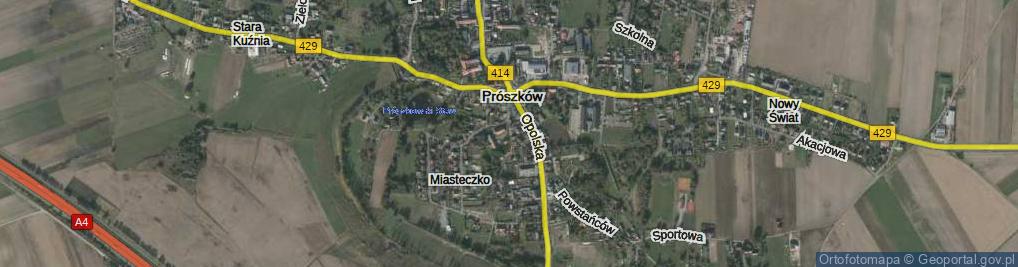 Zdjęcie satelitarne Krótka ul.