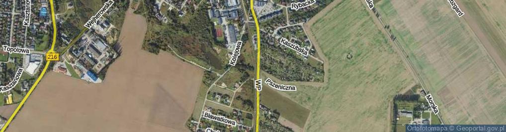 Zdjęcie satelitarne Krokusowa ul.