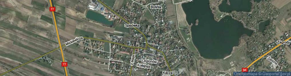 Zdjęcie satelitarne Króla Jana III Sobieskiego ul.