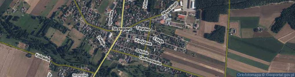 Zdjęcie satelitarne Kruszewskiego, gen. ul.