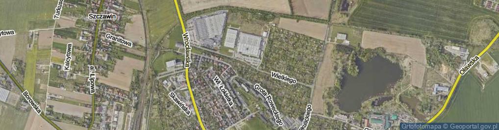 Zdjęcie satelitarne Króla Kazimierza Wielkiego ul.