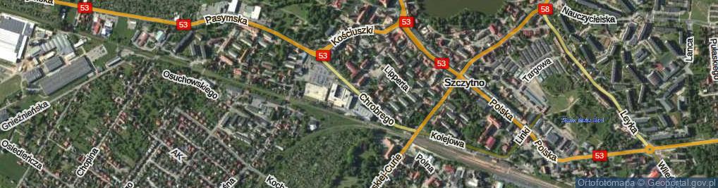 Zdjęcie satelitarne Króla Bolesława Chrobrego ul.