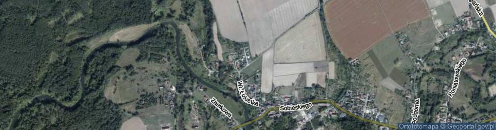 Zdjęcie satelitarne Sawickiej Hanki ul.