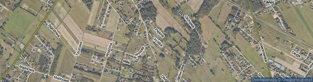 Zdjęcie satelitarne Krótka ul.