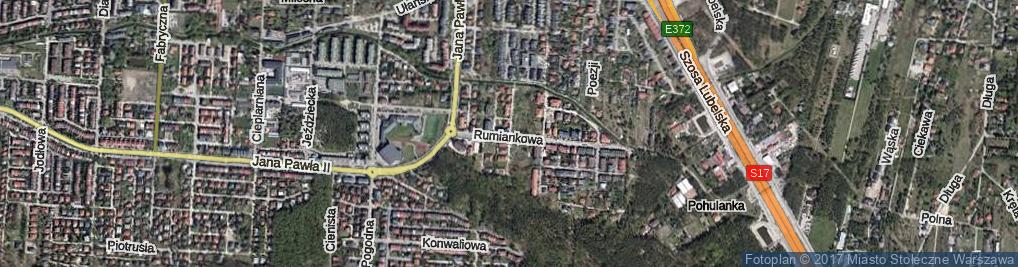 Zdjęcie satelitarne Krokusów ul.