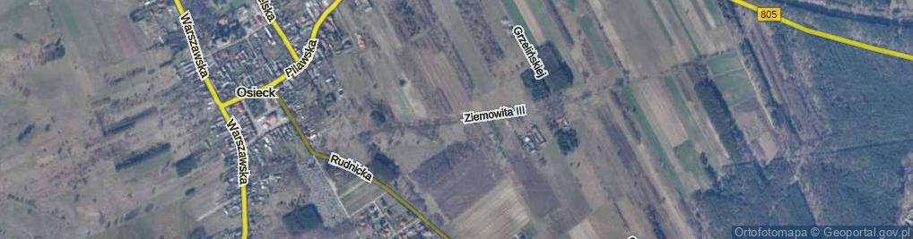 Zdjęcie satelitarne Księcia Ziemowita III ul.
