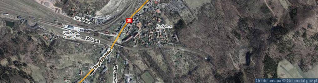Zdjęcie satelitarne Księcia Józefa Poniatowskiego ul.