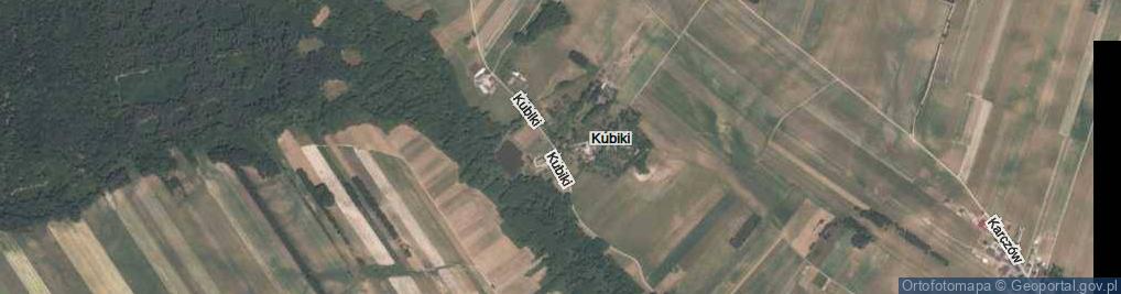 Zdjęcie satelitarne Kubiki ul.