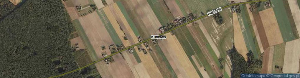 Zdjęcie satelitarne Kubłowo ul.