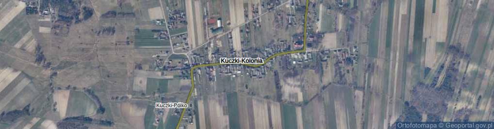 Zdjęcie satelitarne Kuczki-Kolonia ul.