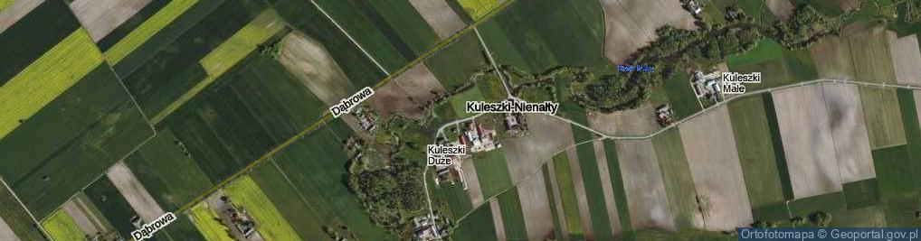 Zdjęcie satelitarne Kuleszki-Nienałty ul.