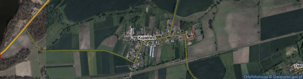 Zdjęcie satelitarne Kupienino ul.