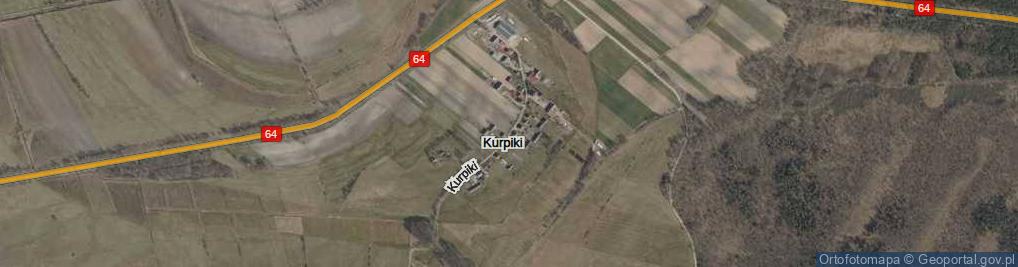 Zdjęcie satelitarne Kurpiki ul.