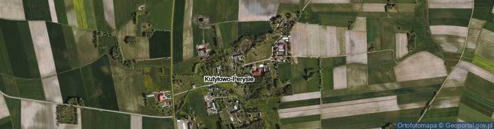 Zdjęcie satelitarne Kutyłowo-Perysie ul.