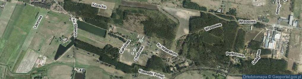 Zdjęcie satelitarne Ku Wiatrakom ul.