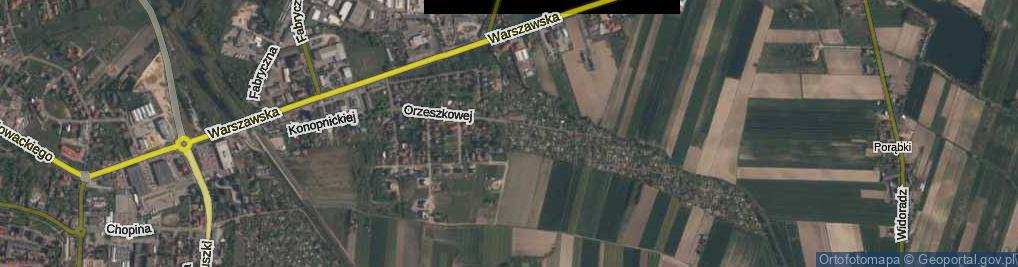 Zdjęcie satelitarne Kuncewiczowej Marii ul.